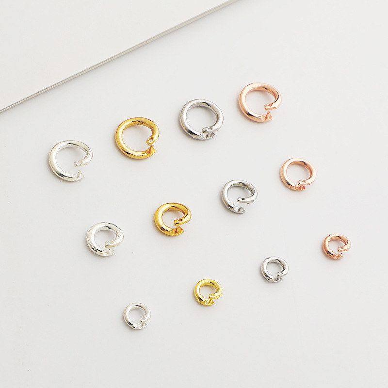 半合饰品环银圈圈DIY纯银饰品圈闭链接环开口配件925开口口圈银环,饰品/流行首饰/时尚饰品新,其他DIY饰品配件,淘宝优惠券,粉丝福利购,淘宝优惠卷