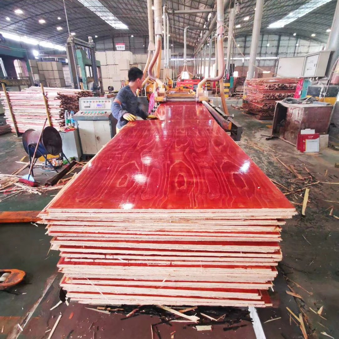 木模板工地施工建筑膜板厂家福建中南神箭 层层过胶量足