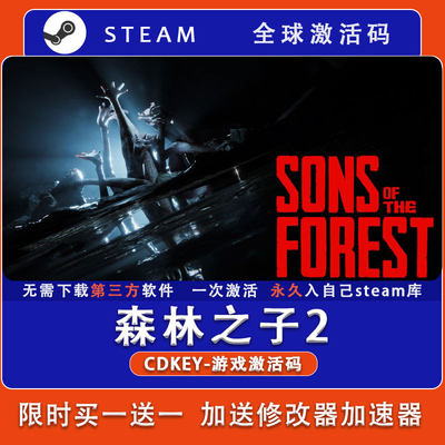 森林之子2 SonsOfTheForest激活码入库中文游戏国区联机steam正版