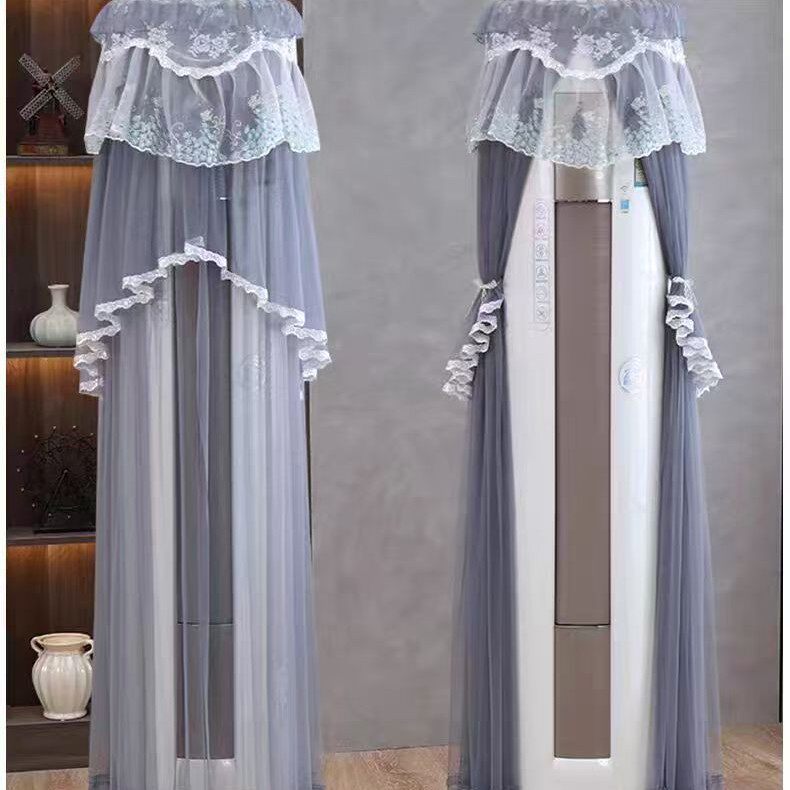 空调防尘罩立式圆柱形柜机圆形开机不取格力海尔美的客厅空调罩套