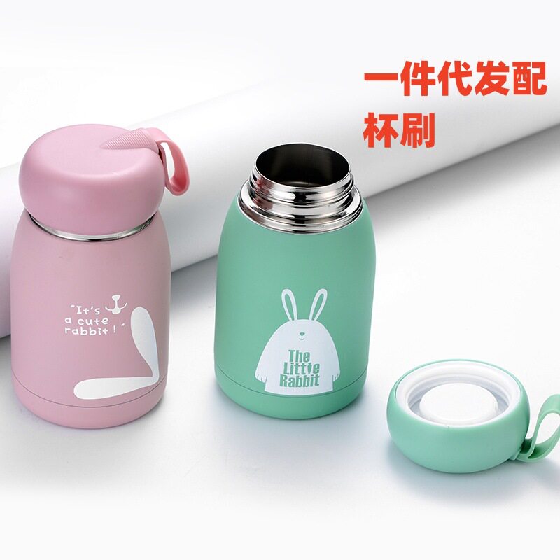 可爱大肚保温杯304不锈钢内胆可