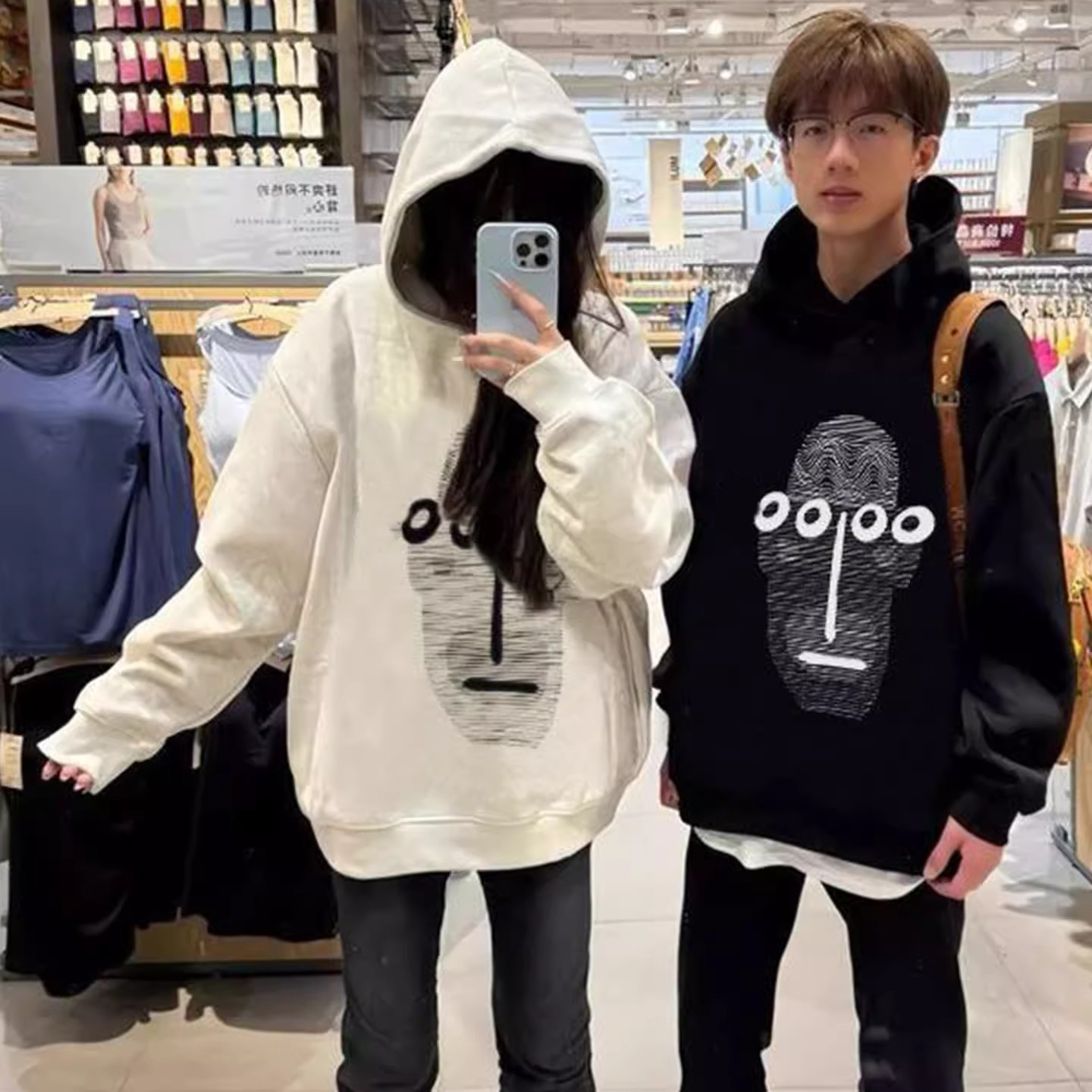 美式情侣废土风外套男女外穿小众