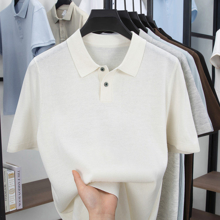 翻领常规夏季中性风男Polo衫Polo衫