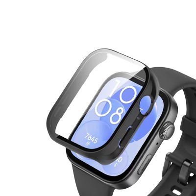 适用华为fit4保护壳FIT3智能运动手表壳膜一体华为fit3高清屏幕保护套防摔防刮花透明软壳硬壳配件fit3钢化膜