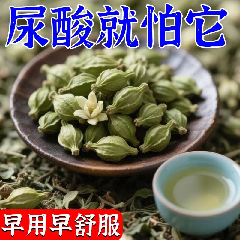 尿酸高痛风】尿酸痛风石结晶尿酸高脚趾肿痛菊苣栀子茶