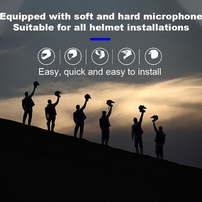 B35 Mbotorcycle Helmet Headset Bluetooth Stereo Music Player