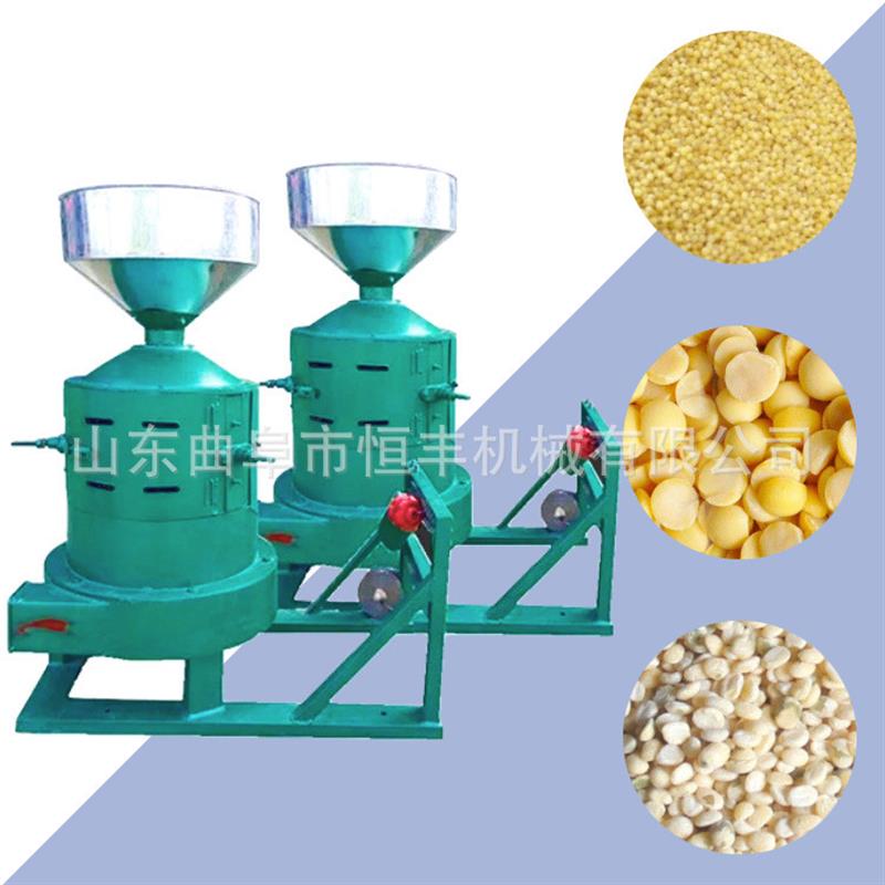 油电两用粮食脱皮机立式砂辊脱皮机河北脱净率高稻谷碾米机