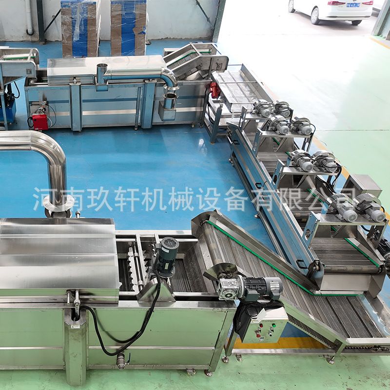 厂家定制原切薯条生产线 速冻薯条油炸流水线