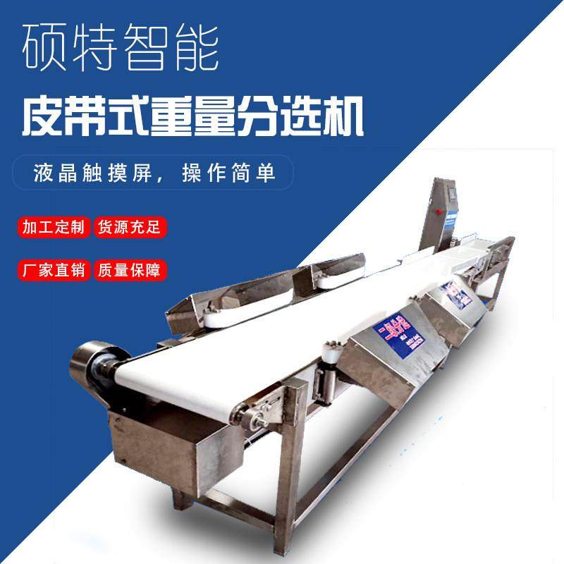 凌波鱼皮带式重量分选机 肉类自动称重机 鸡鸭鹅拨杆式分级设备,机械设备,粉碎机,淘宝优惠券,粉丝福利购,淘宝优惠卷