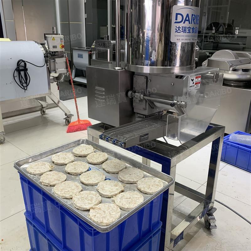 W商用肉饼机 连续式汉堡肉饼成型机 压肉饼设备 一台做肉饼的机器