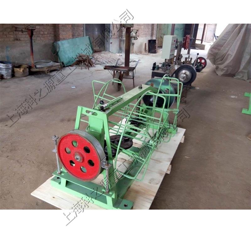 双股镀锌铁丝刺网机 卧式小区防护刺网设备 正反拧绳双股刺绳网机