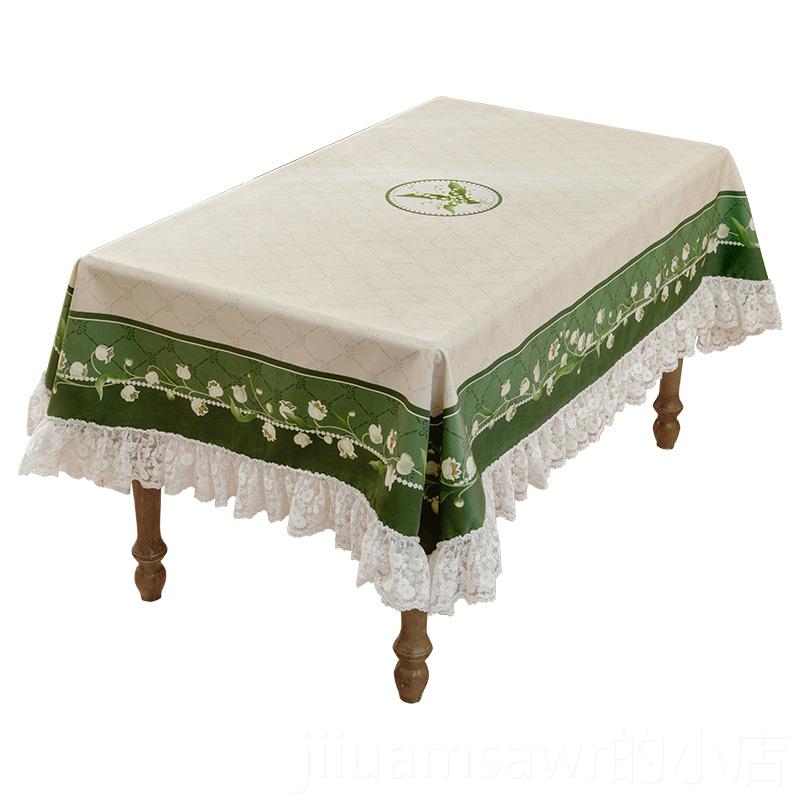 新款居态铃法式美式氛围感客兰厅餐桌布轻范奢防尘布高级感度茶几
