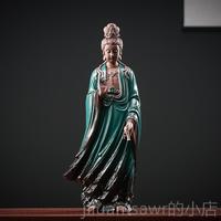 新款陶工音藝禪意茶室觀世菩品薩佛像家居瓷擺件家用裝修客廳裝飾