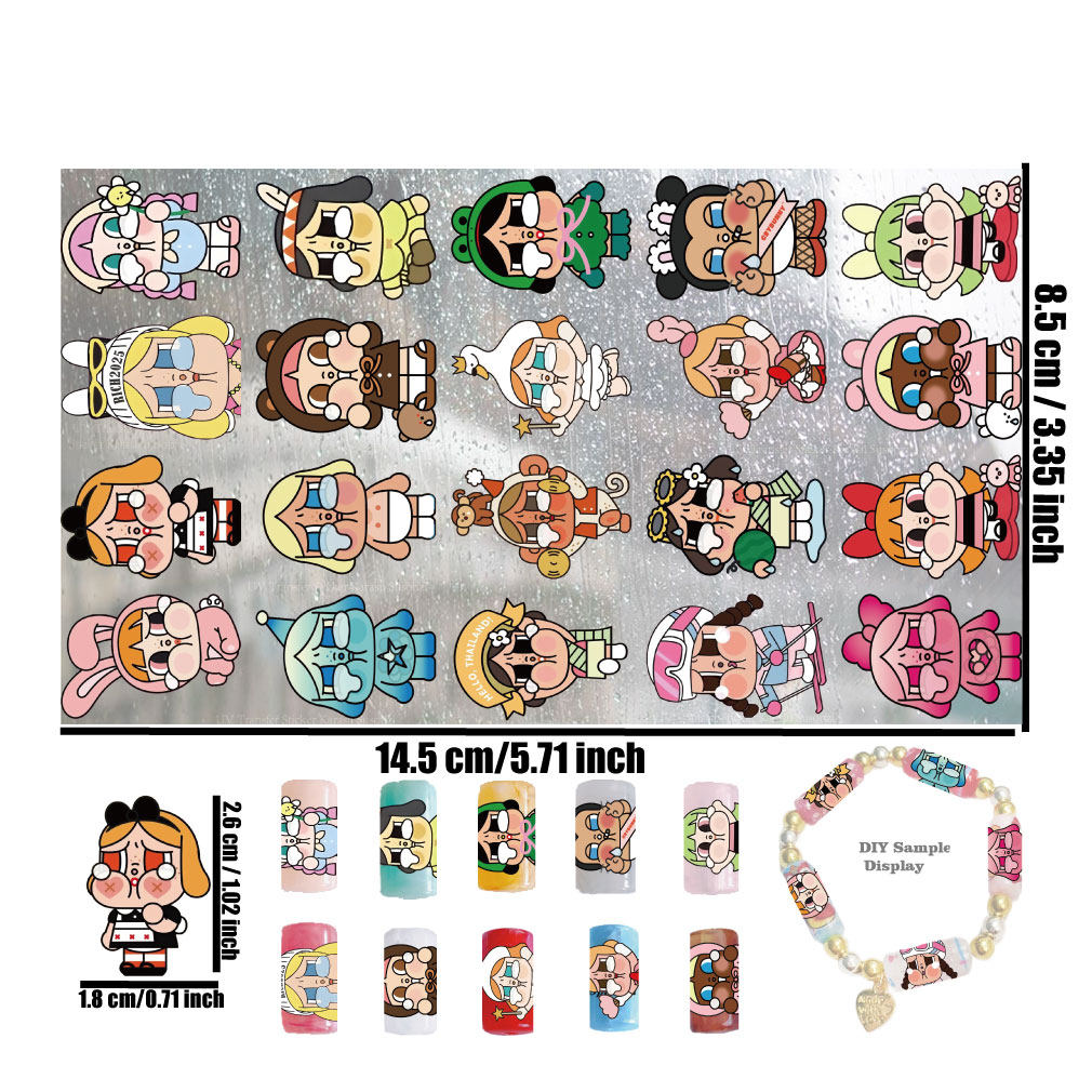 哭娃手账装饰手工diy手链笔手机壳UV转印贴纸水晶标签定制做送礼,文具电教/文化用品/商务用品,贴纸/立体贴纸,淘宝优惠券,粉丝福利购,淘宝优惠卷