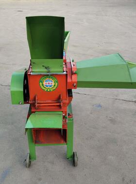 铡草揉丝粉碎一体机 小型玉米秸秆粉FUO机 碎干湿牛饲料铡羊草机