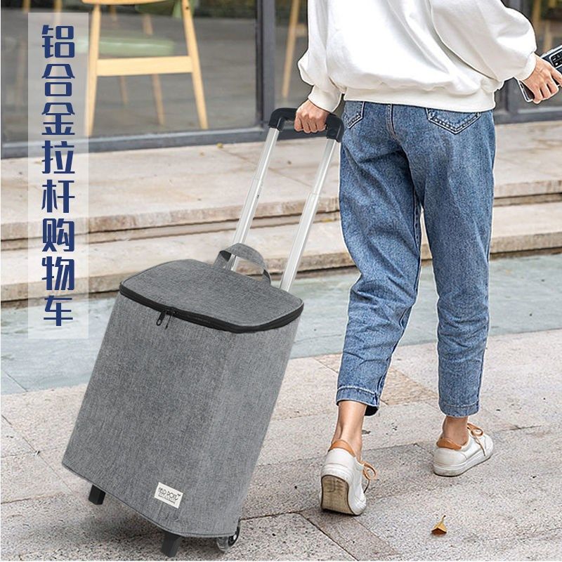 大容量超市购物车老人买菜便携手拉车可拆洗拉杆小拖车轻便行李车,收纳整理,便携购物车,淘宝优惠券,粉丝福利购,淘宝优惠卷