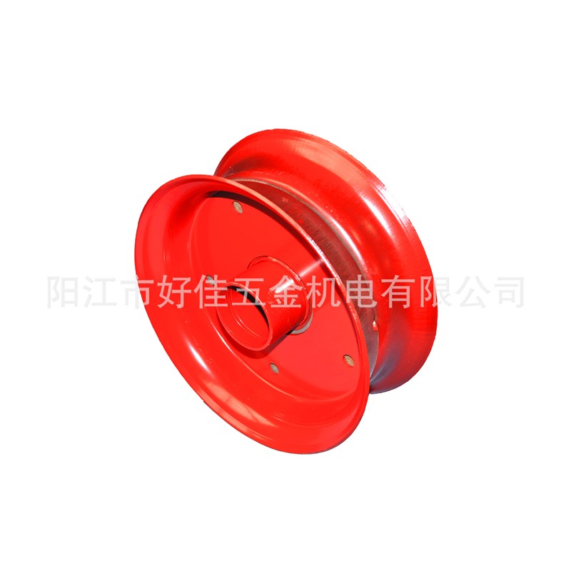 源头工厂直供4.00-8充气轮钢圈轮毂