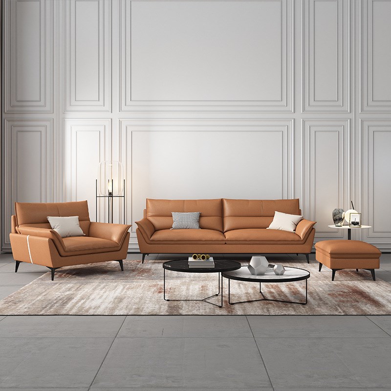 现代科技布沙发客厅北欧小户型贵妃多人位时尚创意组合简约沙发