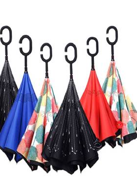 Delle Donne di Doppio Strato Invertito Ombrello ombrellone