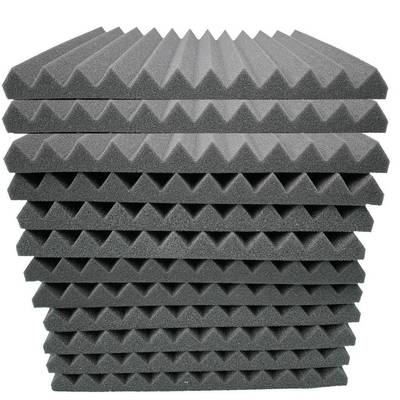 2020 New 12Pcs Acoustic Foam Panel Sound Stop Absorption Spo