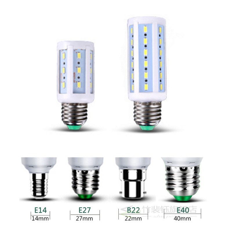 AC85-265V E27 B22 E40 E14 LED Bulb 5730 2835D 5W-150W LED La