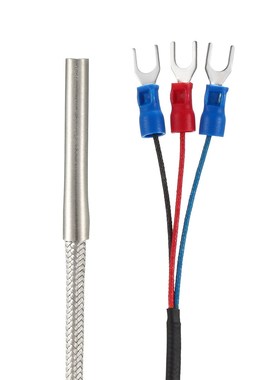Pt100 Temperature Sensor Probe 5M Cable 4mmx30mm Thermocoupl