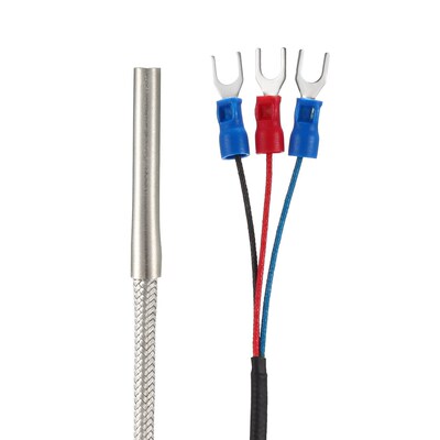 Pt100 Temperature Sensor Probe 5M Cable 4mmx30mm Thermocoupl
