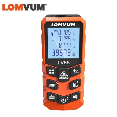 LOMVM Trena Measure Tape Medidor Laser Ruler Digital Distanc