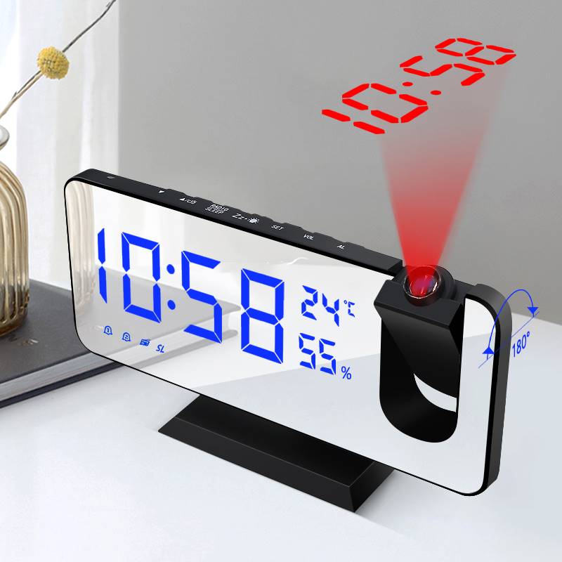 New LED Digital Alarm Clock Table Watch Electronic Desktop