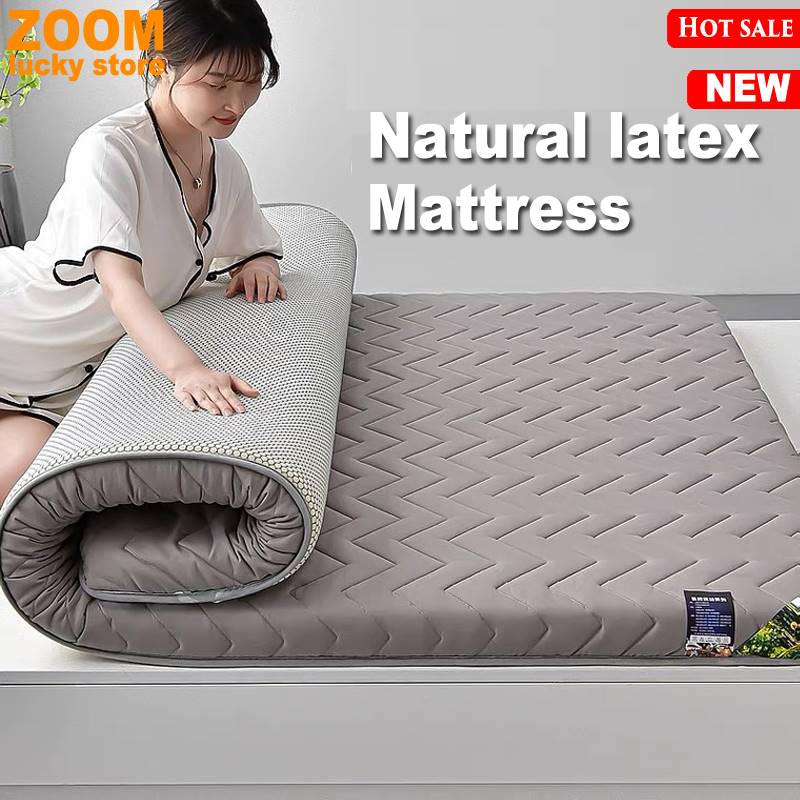 Natural latex mattress topper pad 10cm memory foam sponge