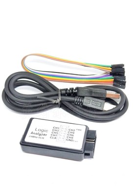 USB SALEAE 24M 8CH Logic Analyzer 24M 8 Channels with Buffer