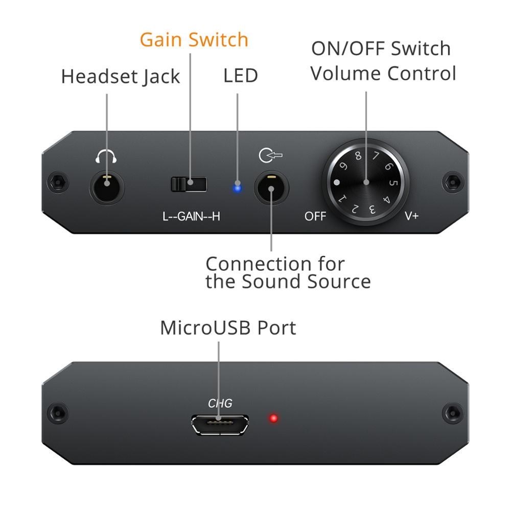 Neoteck Amplfiers Headphone Earphone Amplifier Portable Aux