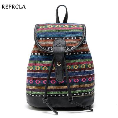 REPRCLA Hot Sale Women Backpacks High Quality Canvas Backpa