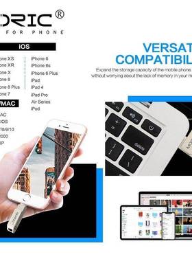 MORIC IOS Flash Drive 256GB for iphone iPad Photostick USB