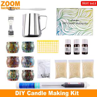 DIY Candle Making Kit set Beewax Scented Candles Wick Craft