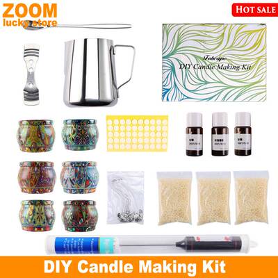 DIY Candle Making Kit set Beewax Scented Candles Wick Craft