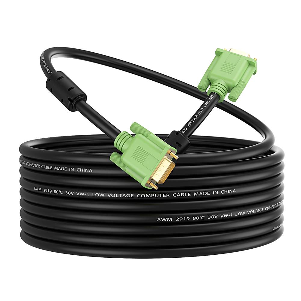 Vga Cable Hd 1080p Male To Vga Male Video Converter Gold Pla