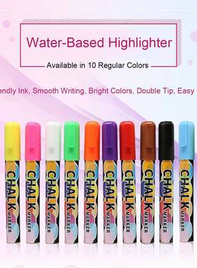 10 Colors Liquid Chalk Marker Chalkboard Highlighter 6mm Re