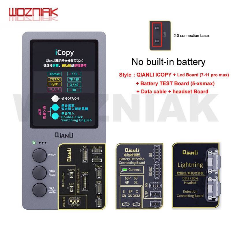 QIANLI iCopy Plus 2.1 LCD Screen Photometer iphone 7 8 8P X