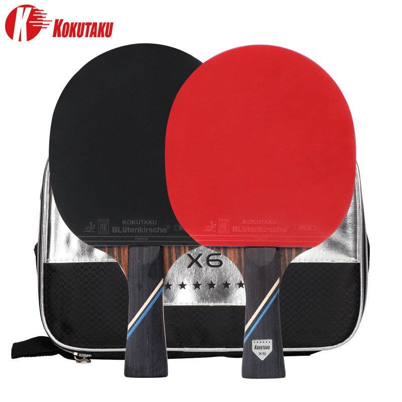 KOKUTAKU ITTF professional 4/5/6 Star ping pong racket Carbo