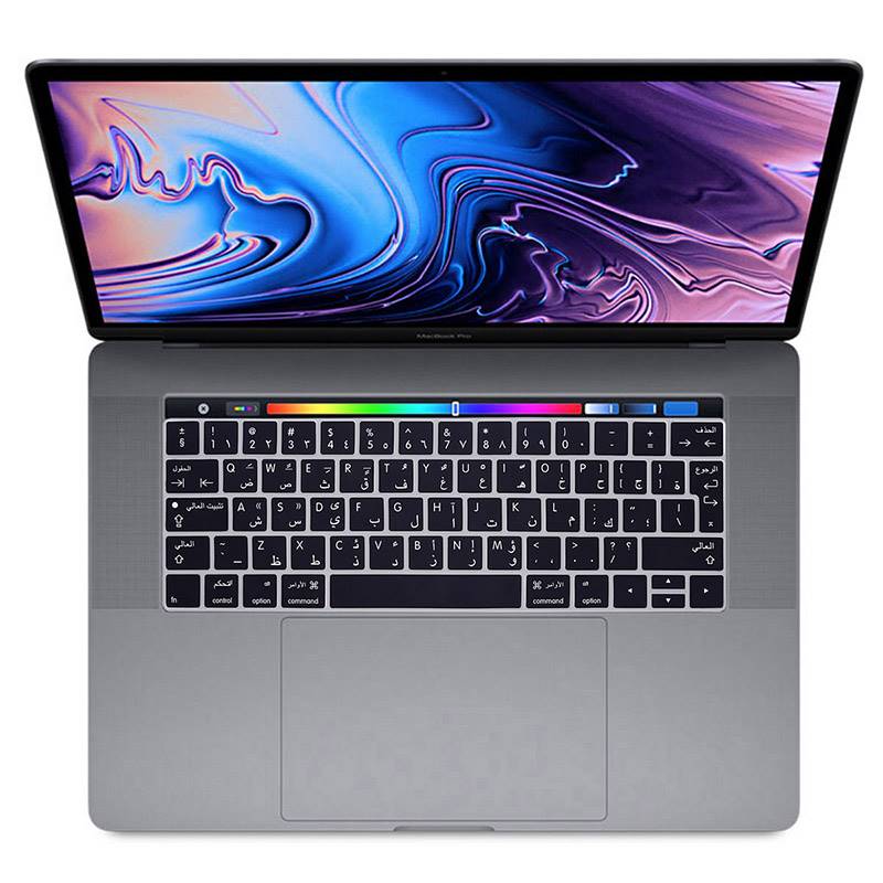 Color Silicone Arabic Keyboard Skin Cover E Version MacBook