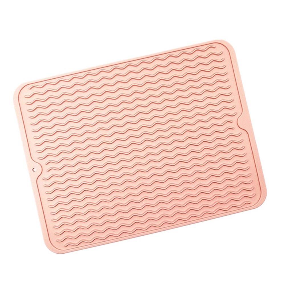 Silicone Dish Drying Mat Thickness Heat Resistant Trivet Dri