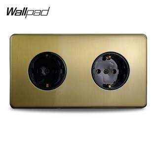 Wallpad Z6 Double EU Wall Power Socket Electrical Outlet wi