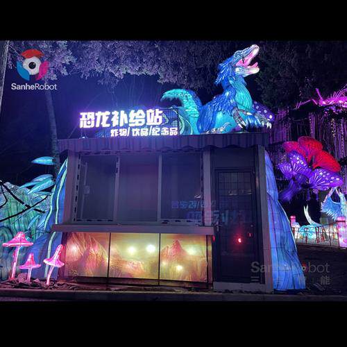 大型彩灯凤凰灯组节日灯展景区彩灯展览设计制作自贡彩灯公司