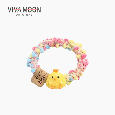 可爱小动物发绳甜美奶萌气质少女扎发头绳小肠圈高弹力发圈皮筋