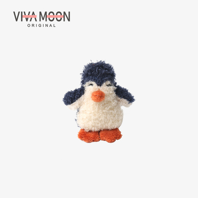 原创设计毛绒企鹅发夹女韩简约少女刘海碎发边夹可爱夹发卡发饰品