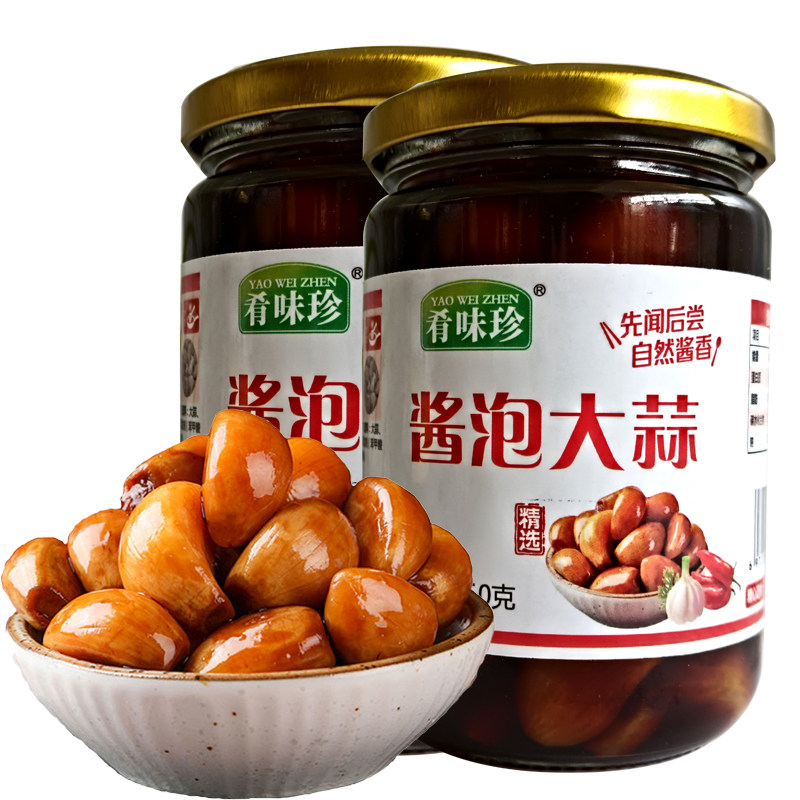 香辣泡大蒜广西孙大婶