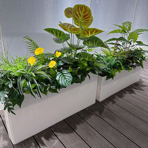 喜语仿真绿植花艺花箱植物装饰