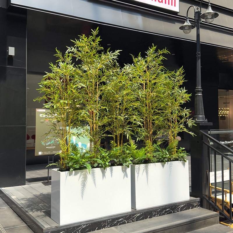 喜语仿真竹子绿植景观隔断围挡