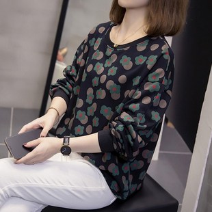 卫衣女胖mm遮肚子宽松显瘦U百搭长袖 秋冬装 时尚 新款 上衣 加肥大码